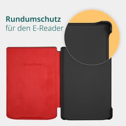PocketBook Verse Pro Azure e-reader – Inclusief Rood Hoesje (shell cover) – Voordeelbundel — thumbnail 5