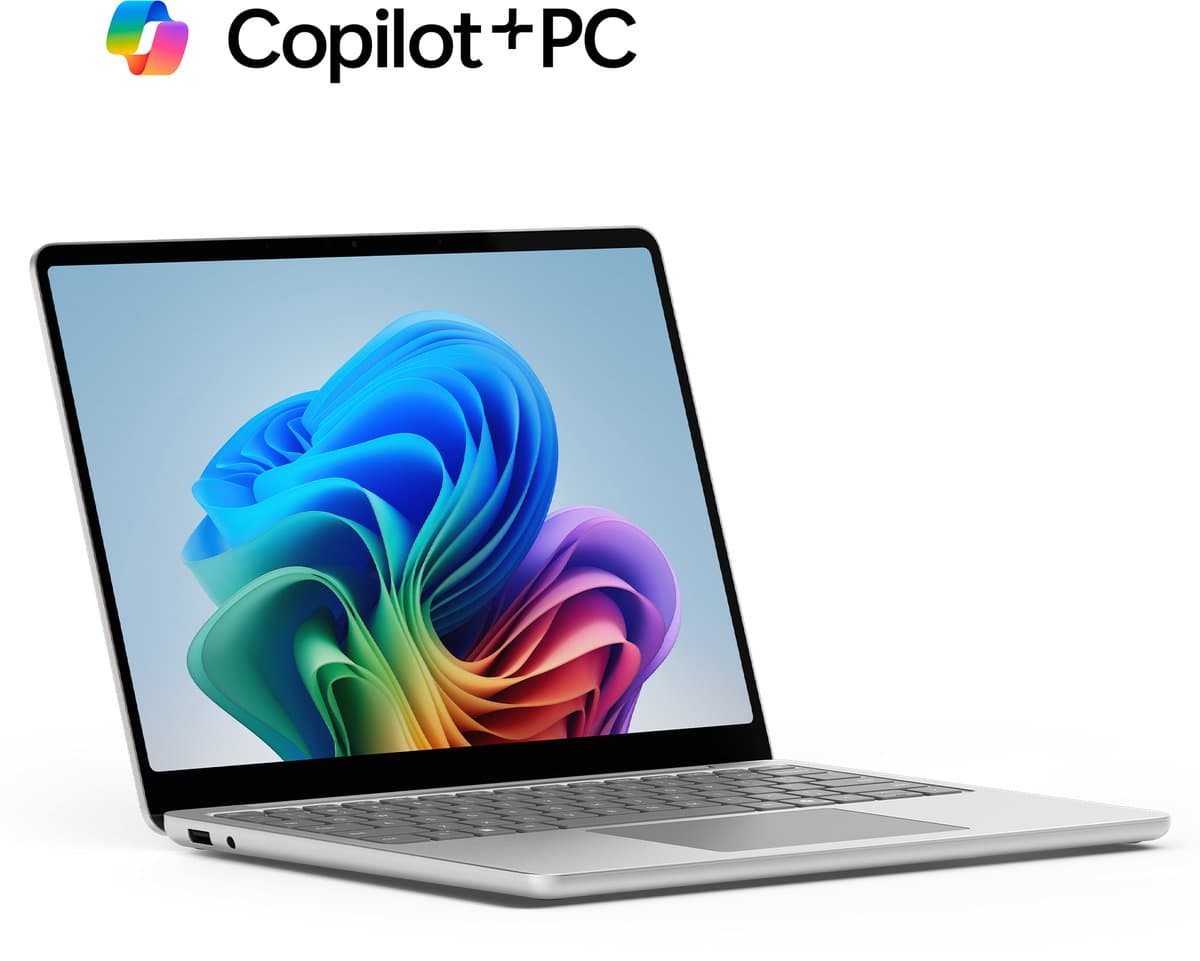 Microsoft Surface - Copilot + Laptop - 13 inch Touchscreen - X Plus - 16GB RAM/ 512GB SSD - Platinum — afbeelding 1