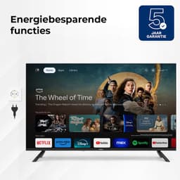 Horizon Smart TV 65 inch - 4K ULTRA HD LED Televisie - XT Line - Google TV WiFi - Voice Assistant - Frameless Slim Design — thumbnail 7