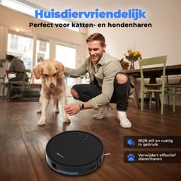 Denver Robotstofzuiger met Laadstation - Smartphone TUYA App - Geschikt voor Huisdierharen - RVC115 — thumbnail 8