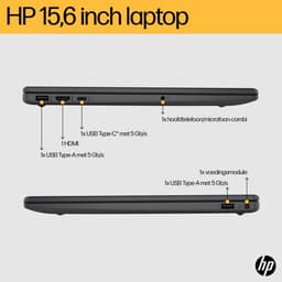 HP 15-fc0953nd AMD Ryzen™ 5 7520U Laptop 39,6 cm (15.6") Full HD 8 GB LPDDR5-SDRAM 512 GB SSD Wi-Fi 6 (802.11ax) Windows 11 Home Grijs — thumbnail 5