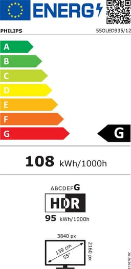 Philips 55OLED935/12 - 55 inch - 4K OLED - 2021 — thumbnail 2