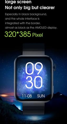 DrPhone iNX - Metalen Smartwatch Bluetooth Bellen - Microfoon - Hartslag - Stappen - Mannen / Vrouwen - IOS/Android - Zilver — thumbnail 6