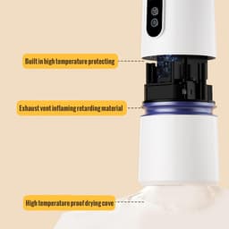 Draagbare wasdroger – Mini Elektrische Opvouwbare Droogmachine Met Droogtas – 360° Hetelucht Drogen Met Slimme Timing – Energiezuinige en stille kledingdroger – Handige opvouwbare elektrische droogmachine voor dagelijks gebruik en vakantie — thumbnail 8