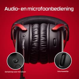 HyperX Cloud III Gaming Headset - PC, PS5, Xbox Series X|S - Zwart/Rood — thumbnail 9