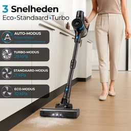Sanovy Turbo Flex X28 Steelstofzuiger Draadloos - Zonder Zak - Op Accu - 350W - 28Kpa - Met Opzetstukken - Draadloze Stofzuiger Zonder Zak — thumbnail 2