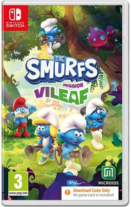 Nintendo Games Switch The Smurfs Mission Vileaf Smurftastic Edition Code In Box Transparant PAL — thumbnail 2