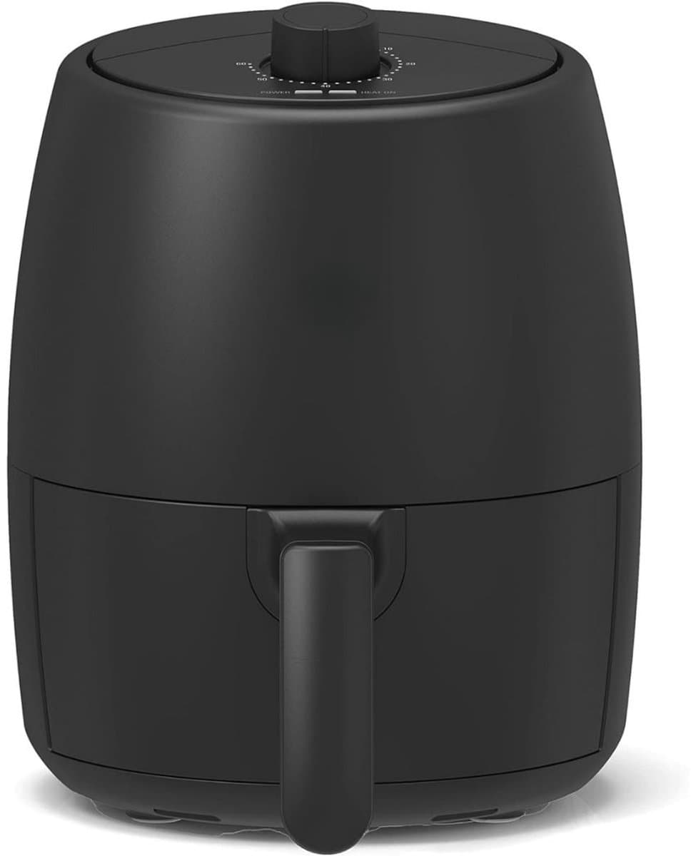 SCH® Mini airfryer - Airfryer - Airfryer klein - Zwart - 22cm x 28cm x 27cm — afbeelding 1