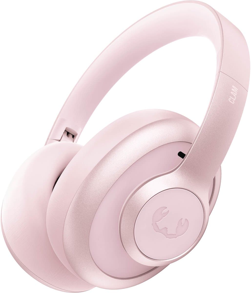 Fresh 'n Rebel Clam Ace 2 – Draadloze Bluetooth Koptelefoon met Active Noise Cancelling – 100+ uur Speeltijd - Met volume wiel - Pastel Pink — afbeelding 1