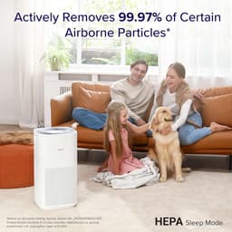 HEPA luchtreiniger voor een schone lucht in huis, CADR 697 m³/h, PM2,5 luchtkwaliteitsweergave en automodus — thumbnail 2