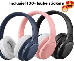 WiseQ ANC Koptelefoon Kinderen – Draadloze Koptelefoon Kind – Active Noise Cancelling – 35u Bluetooth – Hufterproof met Microfoon – Zwart — thumbnail 11