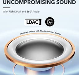 soundcore by Anker AeroFit Pro Wireless Open Earplugs, Super Comfortable, Sturdy Fit, Ergonomic Design, Rich Sound with LDAC, Bluetooth 5.3, IPX5 Waterproof, 46 Hours Playtime, App Control — thumbnail 5