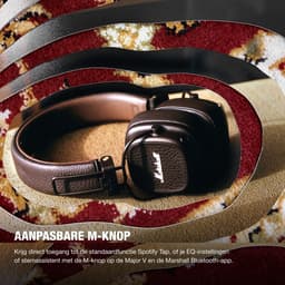 Marshall Major V - On-ear Bluetooth koptelefoon - Bruin — thumbnail 17