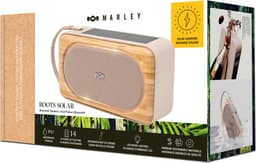 House of Marley Roots Solar bluetooth speaker - Draadloze compacte speaker - Ingebouwde Flesopener - Solar Powerbank - Waterproof - 19 uur Batterijduur - Gemaakt van Duurzame Materialen - Cream — thumbnail 4