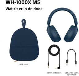 Sony WH-1000XM5 – Draadloze koptelefoon met Noise Cancelling - Blauw — thumbnail 19