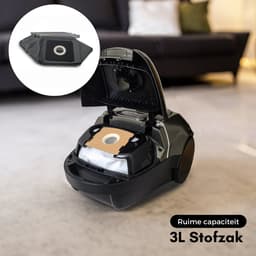 RYER Stofzuiger met Zak - 3L - 7m Snoer - 3 Sterke Standen - Vacuum Cleaner - HEPA — thumbnail 5