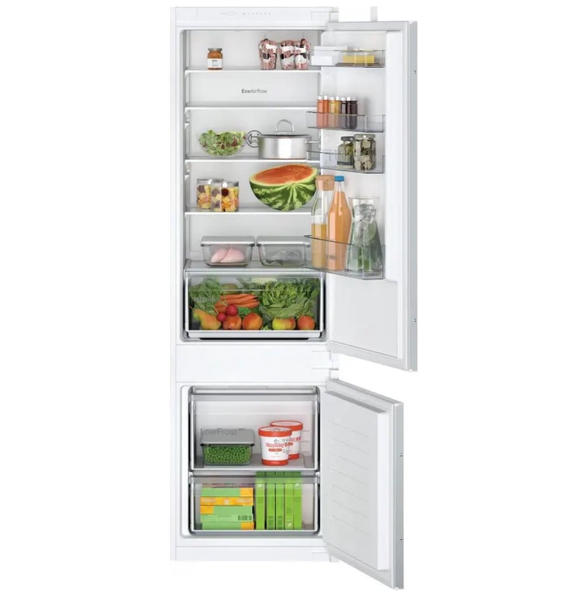 Bosch KIV87NSE0 - Inbouw koel-vriescombinatie - Sleepdeur - 177.2 x 54.1 cm — afbeelding 1