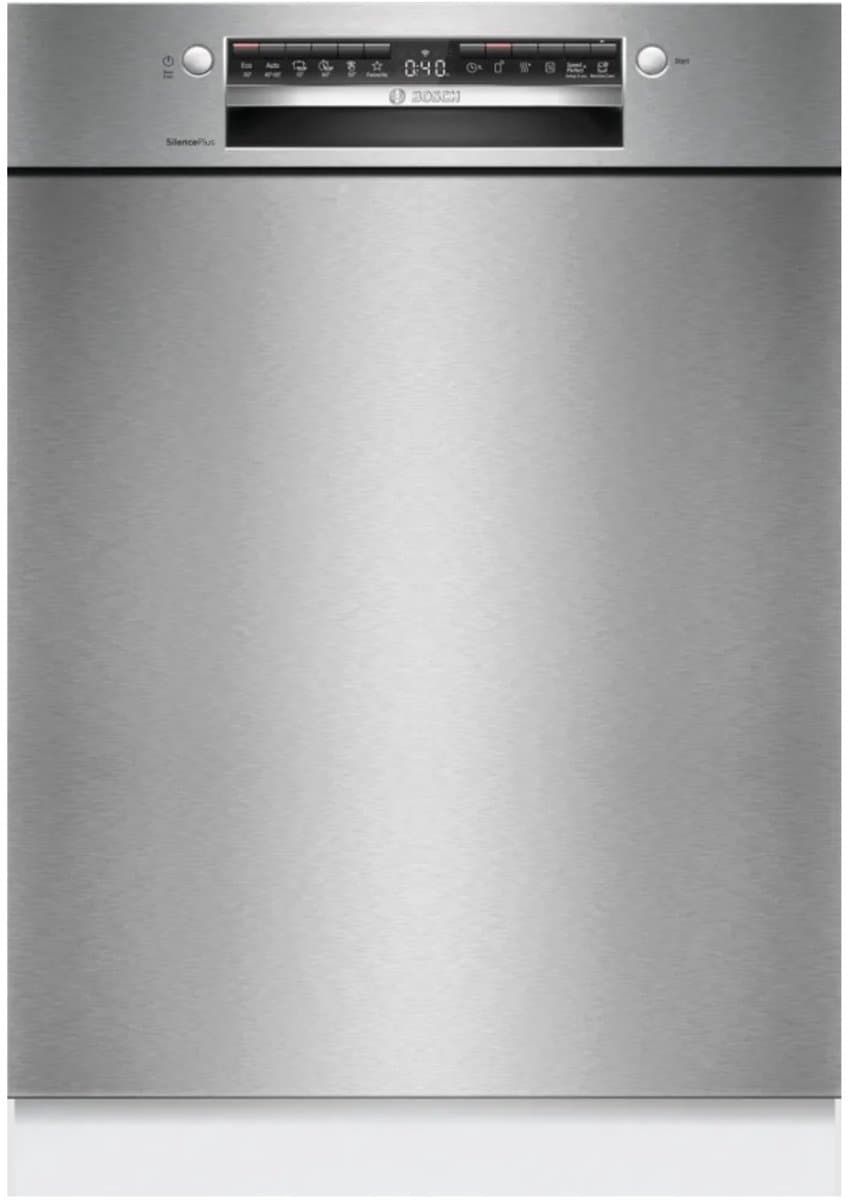 Bosch SMU4ECS28E - Serie 4 - Inbouwvaatwasser - 60 cm - Geborsteld staal - Energielabel A - Home Connect — afbeelding 1