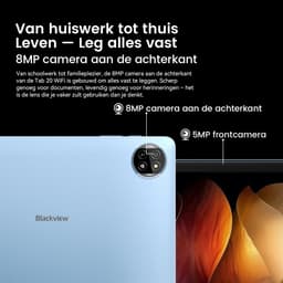 Blackview Tablet - Tab 20 WiFi Tablet - Met Hoes, Screenprotector - Android 15 - 12GB RAM + 64GB ROM(2TB Externe) - 10 inch HD Scherm - 6000mAh - Bluetooth 5G WiFi - Groen — thumbnail 16