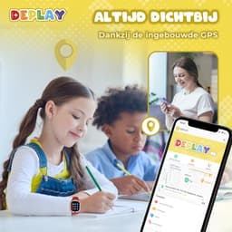 DEPLAY 4G KidsWatch Explorer - GPS Horloge Kind - Smartwatch Kinderen - Kinderhorloge - Smartwatch Kind - Kinder Smartwatch – Rood — thumbnail 9