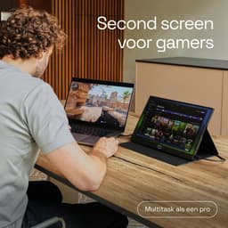 Screenmate® Lite Touchscreen Portable Monitor 15,6” - Draagbare Monitor met Beschermhoes - Extra Scherm Laptop - Draagbaar Beeldscherm - Zwart — thumbnail 14