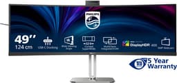 Philips 49B2U5900CH - Ultrawide QHD Curved Monitor - USB-C 100w - RJ45 - KVM switch - HDR400 - Webcam - 5jr Garantie - 49 inch — thumbnail 8