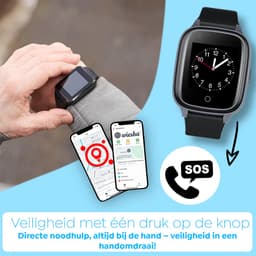 Wiesba® WB32A - GPS Horloge Senior - GPS Horloge voor Ouderen - Persoonlijke alarmen - alarm horloge ouderen - GPS Horloge Alzheimer - Valdetectie - Personenalarmering met SOS knop Alarmknop - Persoonlijk alarm — thumbnail 8