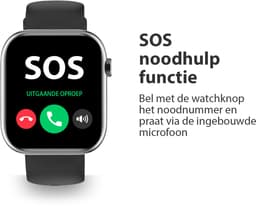 OOQE WATCH PRO 7 - Smartwatch Heren en Dames | Geschikt voor iOS en Android | 10 kleuren | HD | Notificaties | Gezondheidsanalyse | Sportanalyse | GPS Koppeling | Bellen | Muziek/Audio Luisteren | Ergonomisch | Nederlandstalig | Zwart — thumbnail 11