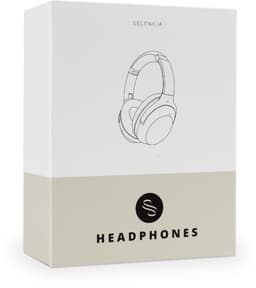 Selencia Urban Play Koptelefoon - Draadloze Koptelefoon met Active Noise Cancelling - Bluetooth Headphones - Midnight Black — thumbnail 6