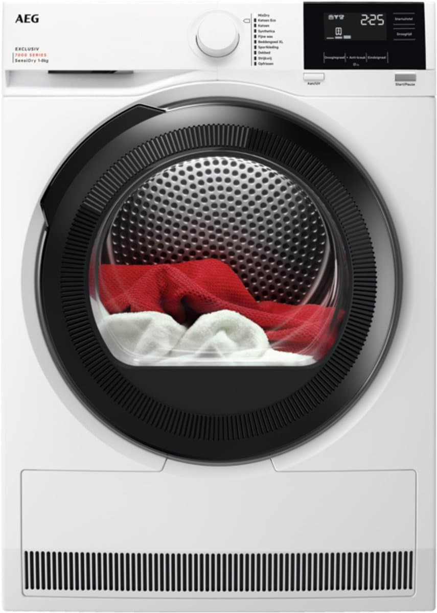 8 kg, MixDry, SensiDry, PreciseDry, 64 db, 750 W, 850x596x663 mm, 47.8 kg, Wit — afbeelding 1