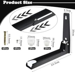 Roestvrij Stalen Magnetronhouder Wand 2 Stuks — thumbnail 5