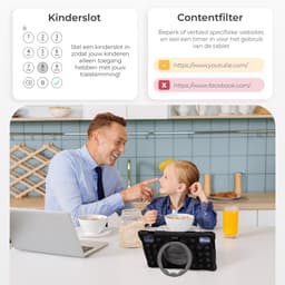 ATouch Kindertablet Tab 10 Pro - Vanaf 3 jaar - Kinder Tablet - 10 Inch - Ouderlijk Toezicht - Tablet Kinderen - 6000 mAh Batterij - Kids Tablet - 128GB+64SD - Octa Core - Zwart — thumbnail 11