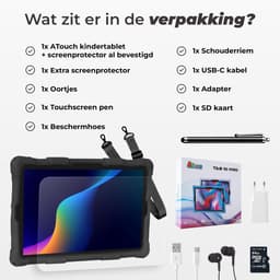 ATouch Kindertablet Tab 10 Pro - Vanaf 3 jaar - Kinder Tablet - 10 Inch - Ouderlijk Toezicht - Tablet Kinderen - 6000 mAh Batterij - Kids Tablet - 128GB+64SD - Octa Core - Zwart — thumbnail 9