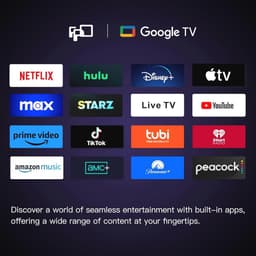 50 Inch Smart TV met 4K LED, Google TV, Ingebouwde Google Cast, HDR 10, en Dolby Atmos — thumbnail 6
