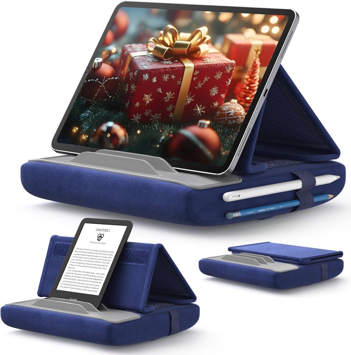 Tablet Kussen Standaard voor 4-11 inch Tablets en Smartphones - Zacht en Duurzaam — afbeelding 1