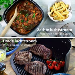 Philips 7000 Series Airfryer - Combi XXL Connected - HD9880/90 - Rapid CombiAir - 8.3L - Tot 6 personen - Met Voedselthermometer — thumbnail 6