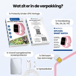 Protectly® GPS Horloge Kind Met Simkaart - 4G - SOS Knop - Smartwatch Kinderen - GPS Tracker Kind - Kinder Smartwatch - Videobellen - HD Camera - Whatsapp en SMS - Elke polsmaat - Incl. Simkaart — thumbnail 12