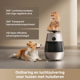 Dreame Luchtreiniger AP10 voor Huisdieren - 360° Haarverwijdering - HEPA Filter - Kattenzitje - Tegen Allergie — thumbnail 3