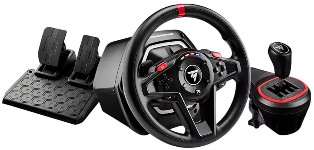 Thrustmaster T128-X + TH8S SHIFTER - Racestuur en Pedalen - Force Feedback - met shifter - voor PC, Xbox Series - geschikt voor Forza Horizon 6 — afbeelding 1