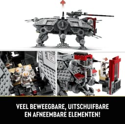 LEGO Star Wars AT-TE Walker Verstelbaar Model met Clone Troopers en Droid Figuren - 75337 — thumbnail 17