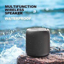 Draadloze Draagbare Luidspreker F11 Mini-luidspreker Waterdicht & TWS-stereokoppeling & Subwoofer & Spraakoproepfunctie & Type-C Snelladen, Waterproof Wireless Speaker 24 Uur Batterijduur Verjaardag-Cadeau-Muziek — thumbnail 6