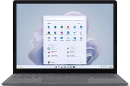 Microsoft Surface Laptop 5 Intel® Core™ i5 i5-1245U 34,3 cm (13.5") Touchscreen 8 GB LPDDR5x-SDRAM 256 GB SSD Wi-Fi 6 (802.11ax) Windows 11 Pro Brits Engels Platina — thumbnail 1