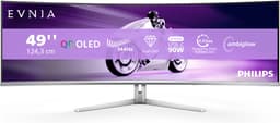 Philips Evnia 49M2C8900L - Ultrawide QD-OLED Curved Gaming Monitor - Ambiglow - KVM - USB-C 90w - 144hz - 49 inch — thumbnail 1