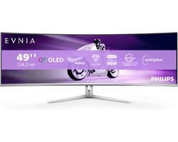 Philips Evnia 49M2C8900L - Ultrawide QD-OLED Curved Gaming Monitor - Ambiglow - KVM - USB-C 90w - 144hz - 49 inch