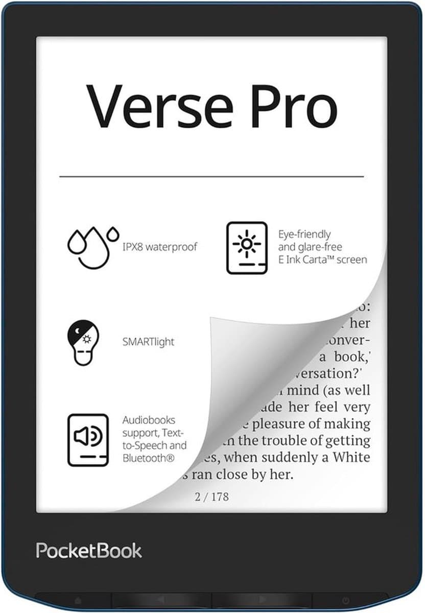 PocketBook eReader - Verse Pro - Azure — afbeelding 1