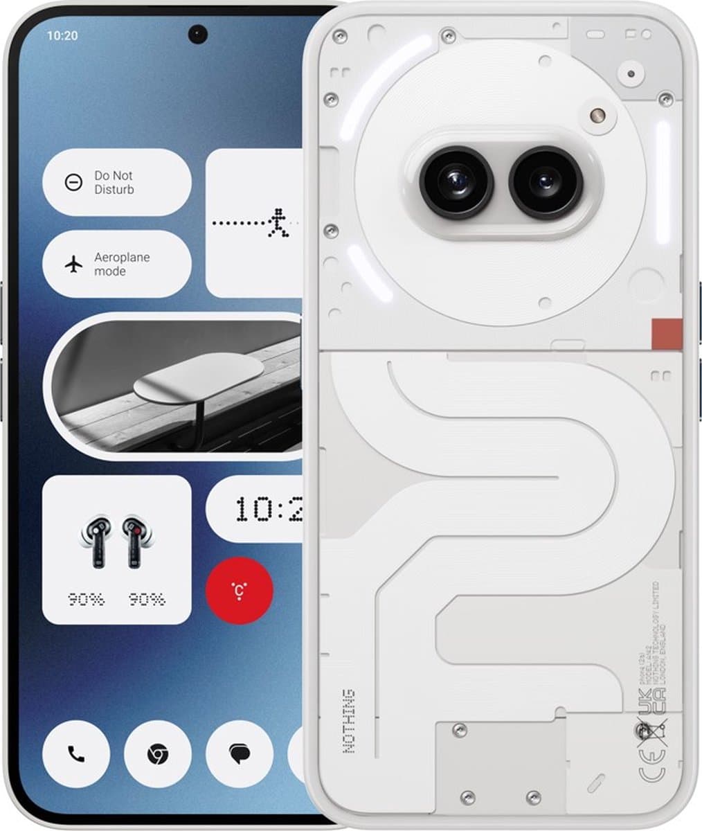 Nothing Phone (2a) - 8GB - 128GB - White — afbeelding 1