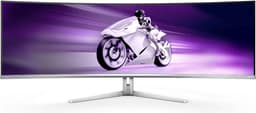 Philips Evnia 49M2C8900 - Ultrawide QD OLED Curved Gaming Monitor - Ambiglow - USB-C 90w - 240hz - 49 inch — thumbnail 4
