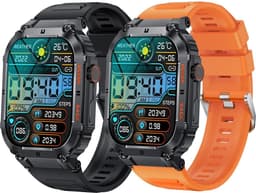 Denver Smartwatch Dames & Heren - Android & iOS - Volledige Belfunctie - 100 Sportmodi - Sporthorloge - Hartslagmeter - Bloeddrukmeter - Stappenteller - Saturatiemeter - Slaapmonitor - Social Media Activiteit - SWC191- Zwart — thumbnail 6