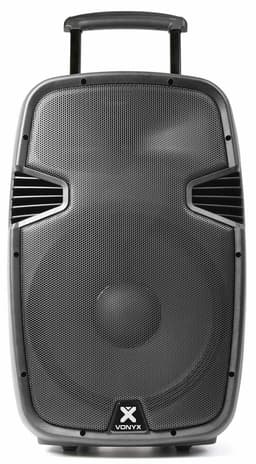 Mobiele speaker - Vonyx SPJ-PA915 Bluetooth speaker met accu en 2 draadloze microfoons — thumbnail 5