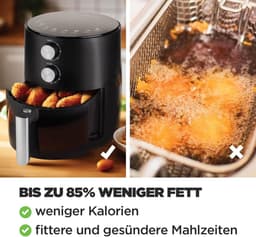 Luchtfriteuse 3 Liter - Compacte Airfryer met 1500W voor Gezond Frituren tot 200°C — thumbnail 7
